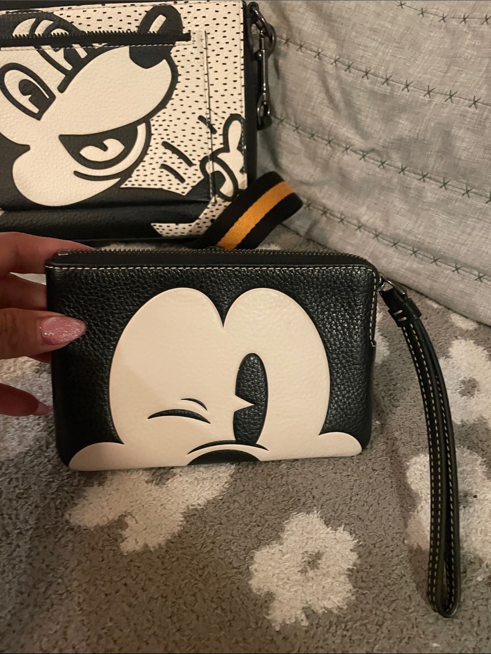 Coach Black and White Mickey Crossbody Trio - Picture 10 of 16